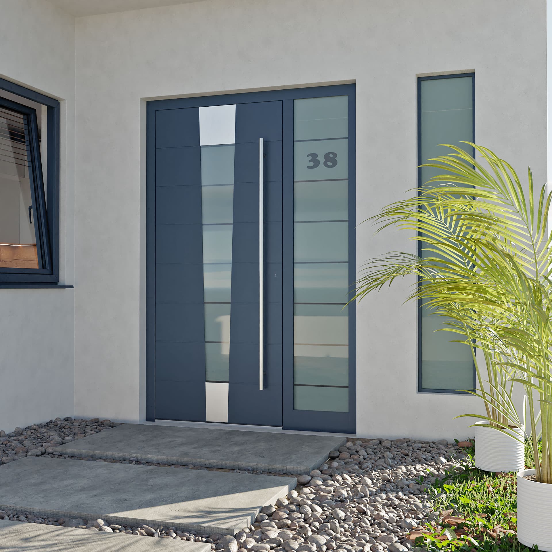 Contemporary Entrance Door